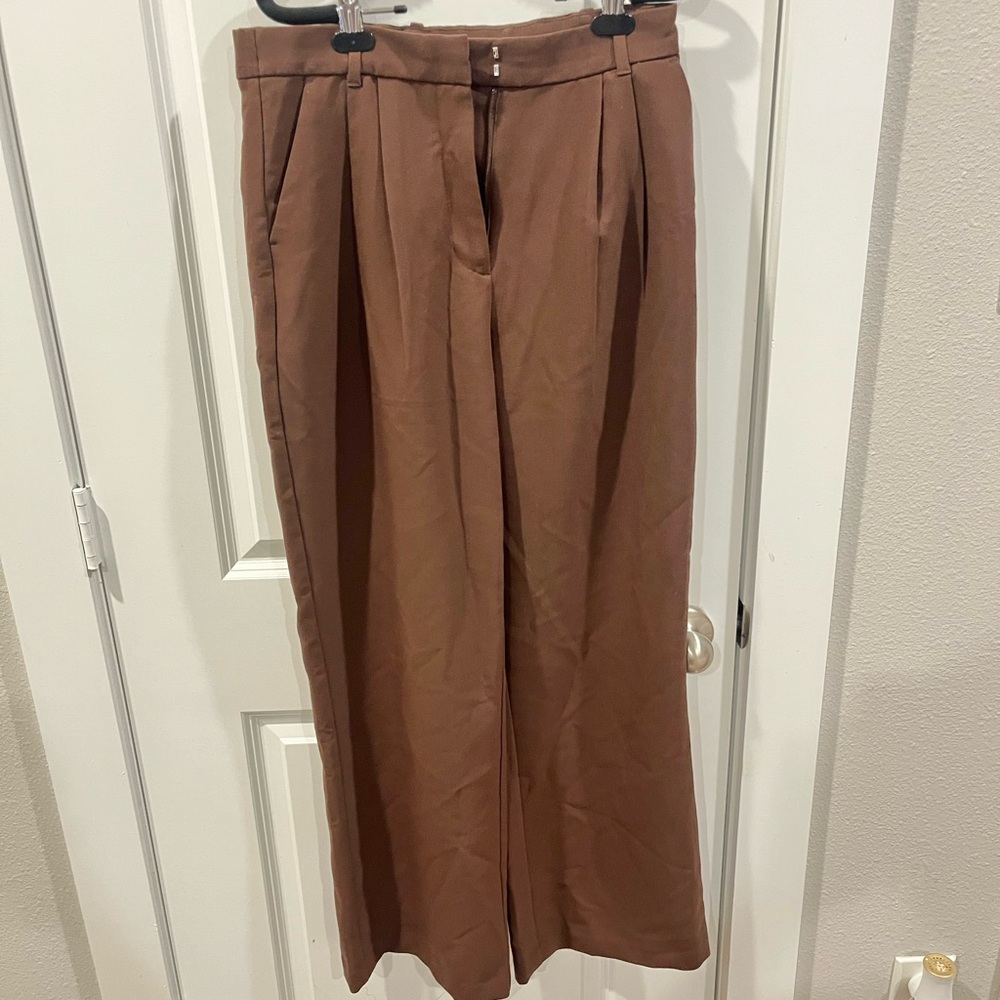 Abercrombie & Fitch Chocolate Sloane Curve Love Trousers